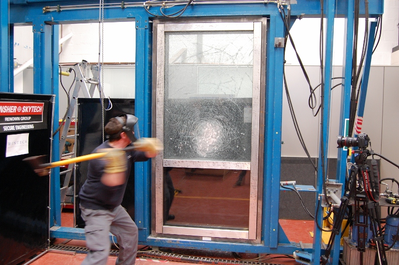 Security Screen Testing against forced entry | Asset Protection | Pensher Skytech